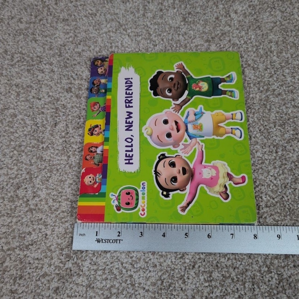 Cocomelon Hello New Friend Board Book JJ Cody Nina CeCe Ms Appleberry - Picture 7 of 7